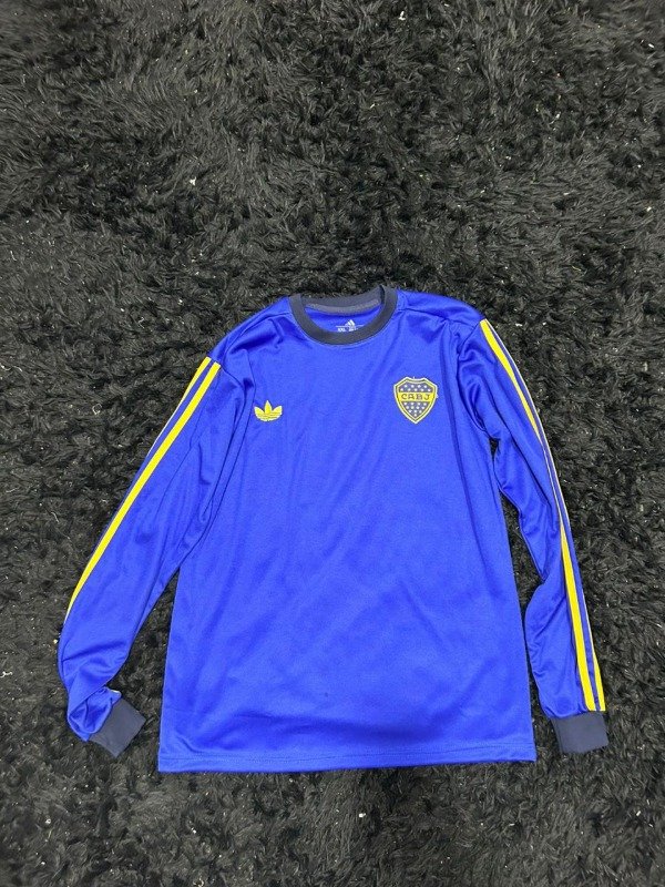 BUZO SALIDA BOCA JUNIORS AZUL ELÉCTRICO