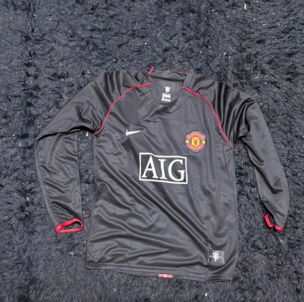 MANGA LARGA MANCHESTER UNITED RONALDO NEGRA 2008