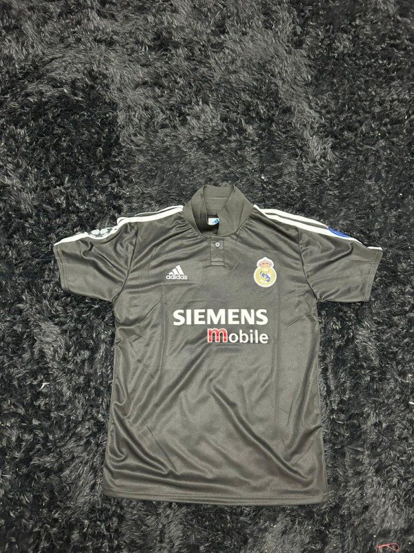 CAMISETA REAL MADRID NEGRA ZIDANE