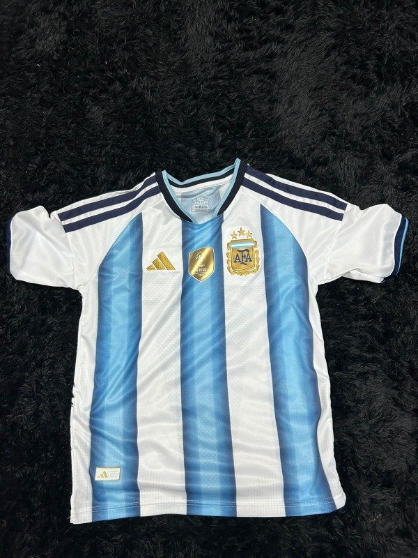 CAMISETA ARGENTINA MUNDIAL SIN DORSAL