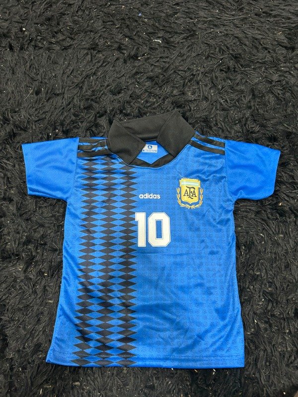CAMISETA RETRO ARGENTINA MARADONA 1994 SUPLENTE NIÑO