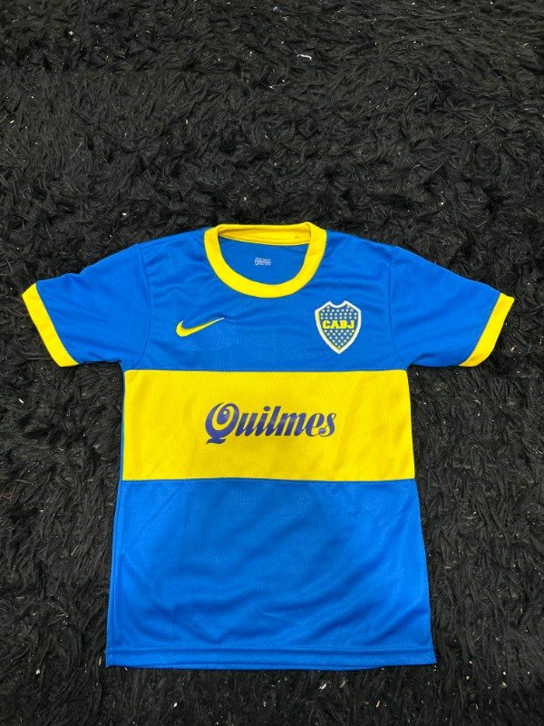 CAMISETA RETRO BOCA JUNIORS 2001 TITULAR NIÑO